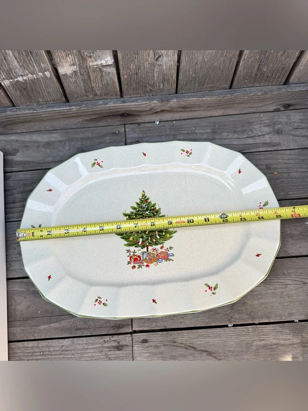 Vintage Studio Nova Christmas Platter 15